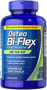 lot 7168 image: Osteo Bi-Flex One Per Day Vitamin D Supplement, Improve Joint Function, Support Bone and Immune Health, 130 Coated Tablets. BB February 2028