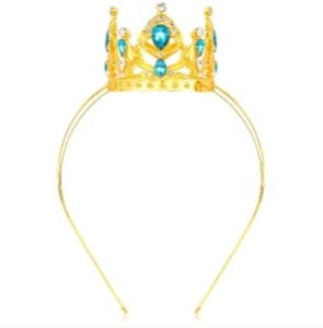 lot 7233 image: Velscrun Blue Crystal Tiara Crowns, Halloween Headband for Women, Princess Girls Tiaras, Queen Crown Princess Quinceanera Headpieces for Birthday Prom Bride Wedding Pageant Party Hair Band