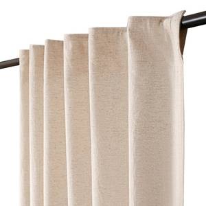 lot 1033 image: Bedding Craft Curtain in Linen Flax Set of 2 Window Panels Fabric 50x96 Natural Tab Top Style �� Elegant and Ideal for Bedroom Living Room Farmhouse Room Darkening Drapes - Retail $5,734