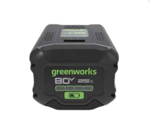 lot 1058 image: Greenworks Pro 80V Lithium Ion Rechargeable Battery, tested works - Retail $180