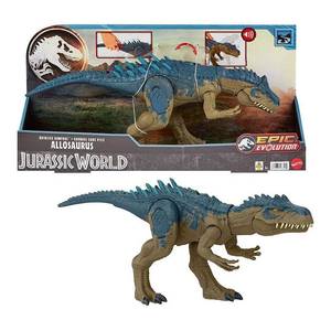 lot 1145 image: Jurassic World - Ruthless Rampage 17 Allosaurus Action Figure - Retail $48
