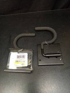 lot 1184 image: Set of 2 Garage Hooks with hardware - Retail $15