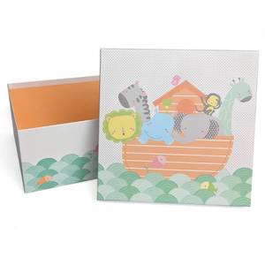 lot 1187 image: Animals in Ark Baby Shower Gift Box - Spritz - Retail $17