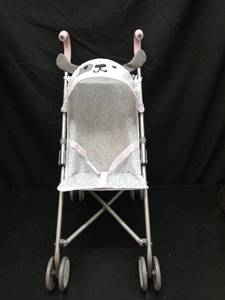 lot 1189 image: Animal Face Umbrella Doll Stroller with Pink Handles - Retail $25