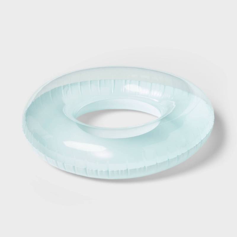 lot 2033 image: 31 Tube Solid Water Floats and Inflatables Blue - Sun Squad Pool Toys for Kids - Retail $6