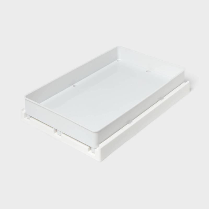 lot 2034 image: Medium Gliding Tray Clear - Brightroom - Retail $15
