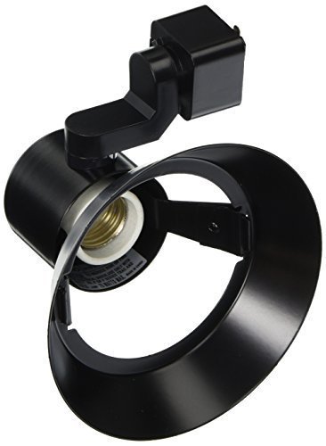 lot 2045 image: Juno Lighting Group R532BL Trac-Lites Flared Gimbal Line Voltage PAR30 Lamp Holder, Black Retail $32.52