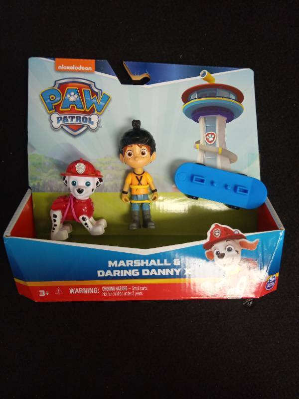 lot 2013 image: Paw Patrol Marshall & Daring Danny X Action Figure Set - Retail $12