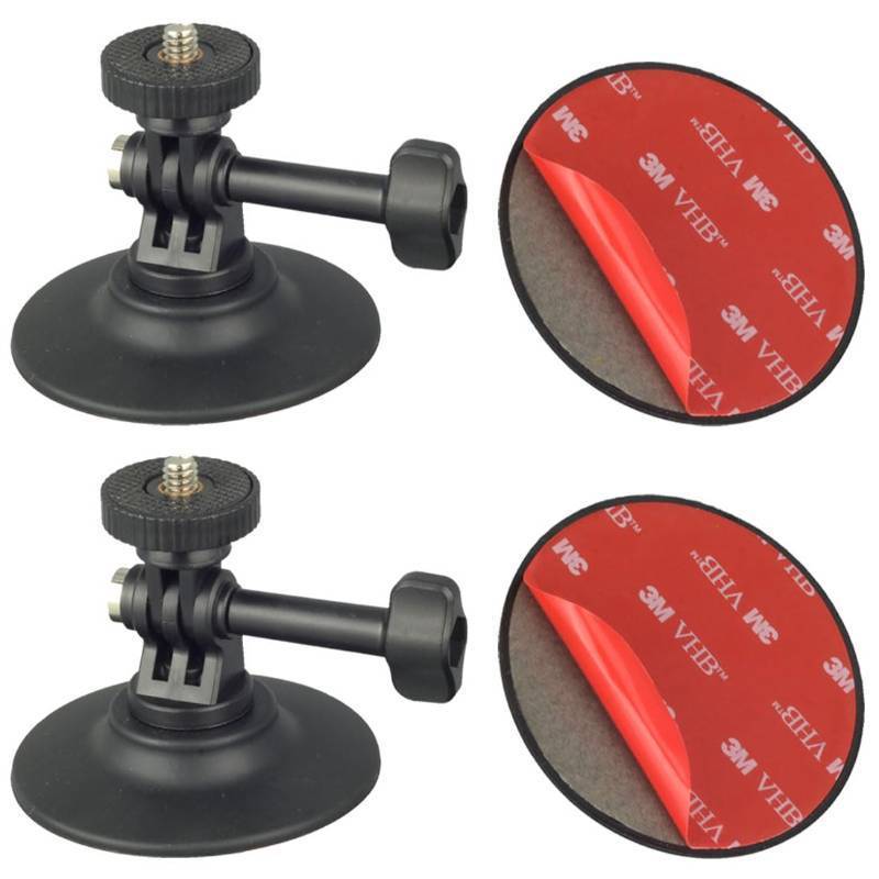 lot 2096 image: DEKEENSTAR Flexible Adhesive Mount Kit Helmet Camera Mount for insta360 X3 X4 GO One X RS for Gopro Hero 13121110 Max DJI Action Sports Camera Accessories for Any Flat Curved Surfaces (2 Packs) Retail $18.74
