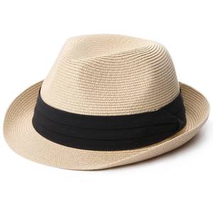 lot 2129 image: FURTALK Fedora Straw Sun Hat for Men Women Foldable Short Brim Trilby Hat Panama Beach Hat UPF 80 Beige - Retail $25