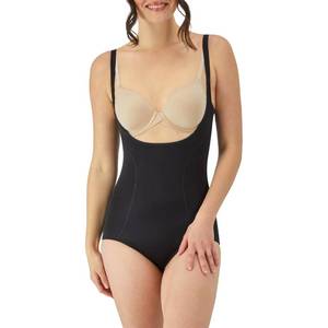 lot 2148 image: Maidenform womens Ultimate Slimmer Your Own Bra Briefer Fl2656 shapewear bodysuits, Black, X-Large US - Retail $50