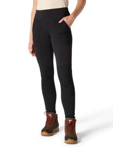 lot 2149 image: Carhartt Force Stretch Utility Legging (Regular and Plus Sizes) Black - Retail $36