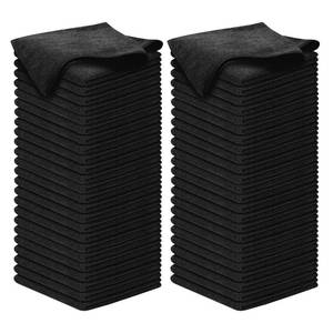 lot 5 image: USANOOKS Premium 300GSM Microfiber Cleaning Cloth - 12.5x12.5 High Performance - 1200 Washes, Ultra Absorbent Microfiber Towels for Cars Undercarriage, Rims & Engine Bay Cleaning - Microfiber Cloth - Retail $30