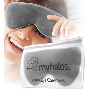 lot 20 image: Microwave Activated Warm Eye Compress for Dry Eyes  Blepharitis & Stye Eye Treatment - Heated Eye Masks for Dry Eyes - Dry Eye Therapy Mask & Eye Compress Moist Heat Delivers Warm Compress for Eyes - Retail $16