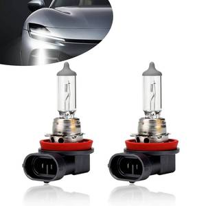 lot 26 image: UGSHY 2 PCS H11 Automotive Halogen Bulb, 12V 55W 60,000 Hours Service Life High-transmission Quartz Glass High Low Beam, Lighting Replacement Accessories, Compatible with Most Car Models (White) - Retail $9