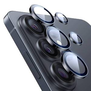 lot 29 image: ESR for Samsung Galaxy S25 Ultra Camera Lens Protector, Individual Lens Protectors, Ultra-Thin Tempered Glass with Aluminum Edging, Case Friendly, 1 Set, Black - Retail $10