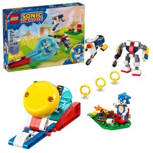 lot 67 image: LEGO Sonic The Hedgehog  Sonic��s Campfire Clash, Collectible Gaming Toy for Kids and Video Game Fans, Fun Buildable Playset for Boys and Girls Aged 7 and Up 77001 - Retail $19