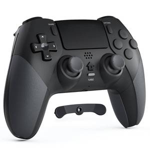 lot 145 image: CHEREEKI Wireless Controller for PS4 with 2 Macro Buttons, 3.5mm Audio and Turbo Function, 6-Axis Motion Control, Dual Vibration, Gamepad Joystick for PS-4, Compatible with PS-4, Slim, Pro - Retail $25