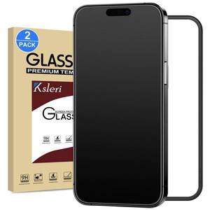 lot 152 image: ONE  Pack Matte Glass Screen Protector for iPhone 16  iPhone 15 6.1-inch with Easy Installation Frame, Anti-Glare Anti-Fingerprint, No Dazzling, 9H Tempered Glass Film, Dynamic Island Compatible - Retail $12