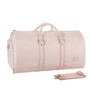 lot 162 image: seyfocnia Convertible Carry on Garment Bag for Women, Garment Bags for Travel with Shoe Pouch 2 in 1 Hanging Suitcase Suit Bag for Women Travel Duffle Bag Garment Bag - Retail $40