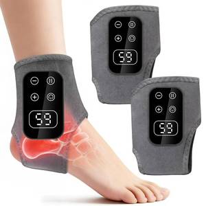 lot 181 image: TEVIKE Foot Advanced Renew Triple Method Massager for Neuropathy and Plantar Fasciitis, Cordless Foot Massager with Heat and Vibration, Portable for Home Travel Use��Gray 2pcs
