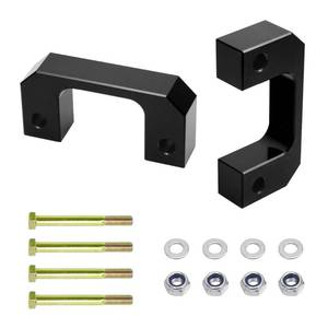 lot 199 image: MIDOU AUTO 3 Rear Leveling Lift Kit for 1999-2023 Chevy Silverado 1500 GMC Sierra 1500, 3in Silverado Unique Hammer Tone Powder Coating Finish Rear Lift Block Extended Square U-Bolt