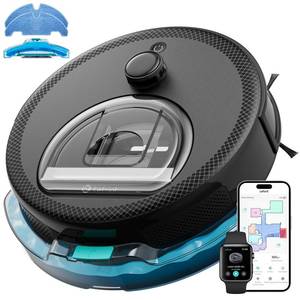 Lefant LiDAR Robot Vacuum and Mop, 450ml Visible Dustbin, Upgraded 190Â° PSD Obstacle Avoidance, Customized Cleaning, Multi-Floor Mapping, 150 Mins Runtime, 2.4G/5G WiFi, Pet Hair & Carpets, M330 Pro
