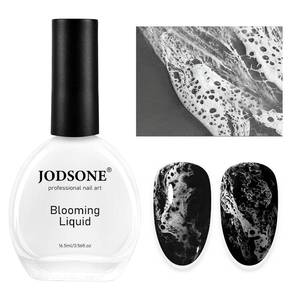 lot 205 image: JODSONE Ocean Wave Blooming Gel Nail Polish,16.5ml Wave White Blooming Liquid for Spreading Effect Wave,High Fluidity Wave Textures for Ocean Wave Nail Art,DIY Nail Art Design - Retail $6