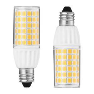 lot 208 image: Yucclim 5W JD T4 LED Bulb Dimmable - Mini Candelabra - E11 Base 50 Watt Equivalence UL Certification for Kitchen Ceilings, Ceiling Fans (2Pack, Daylight White) - Retail $15