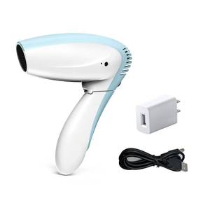 lot 222 image: Cordless Hair Dryer - Cool Wind Battery Operated Hair Dryer - Rechargeable Portable Hairdryer for Summer, Indoor, Outdoor, Camping, Tourism (No Hot or Warm Air) - Retail $40