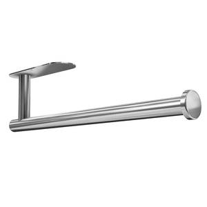 lot 965 image: DEKAVA Under Cabinet Wall Mount Paper Towel Holder, Self-Adhesive Bar, Stainless Steel 13 inch (Bright Silver, 1) - Retail $14