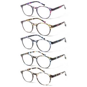lot 970 image: NORPERWIS 5 Pairs Reading Glasses - Standard Fit Spring Hinge Readers Glasses for Men and Women (Multicolor, 3.5, x) - Retail $16
