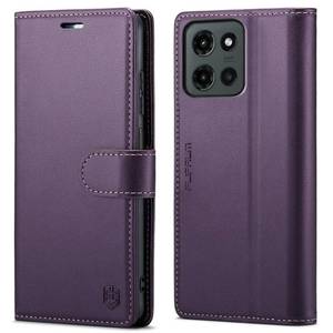 lot 973 image: FLIPALM Wallet Case for Moto G 5G 2025, RFID Blocking Credit Card Holder, PU Leather Folio Flip Kickstand Protective Shockproof Cover for Motorola Moto G 5G 2025 (Purple) - Retail $20
