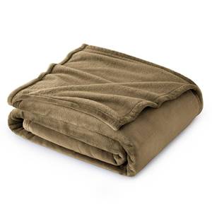lot 990 image: Bedsure GentleSoft Fleece Throw Blanket Camel - 300GSM Blankets for Couch, Sofa, Bed, Soft Lightweight Plush Cozy Throws for Toddlers, 50x60 inches - Retail $17