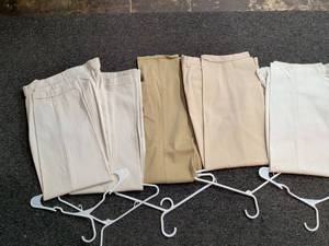 lot 8 image: Mens Neutral Dress Pants Bundle - Polo Ralph Lauren, Cutter & Buck, Peter Millar