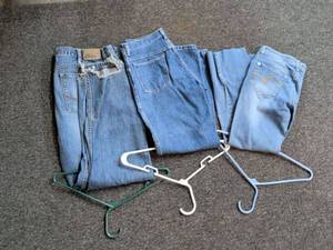 lot 20 image: Pre-owned Designer Jeans Bundle - Wrangler, Lee & Co Size 38X30