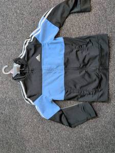 lot 29 image: Adidas Mens Tracksuit Black and Blue Size Medium