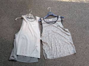 lot 41 image: Nike Dri-Fit Athletic Tank Top and Under armour Size L