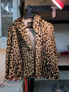 lot 53 image: Innes of Wichita Leopard Print Fur Coat