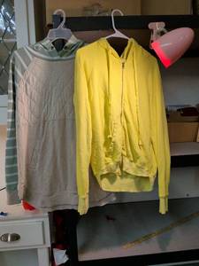 lot 101 image: 291 Venice California Fan Member Only Yellow Zip Up Hoodie