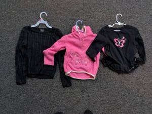 lot 111 image: Girls Clothing Lot Mixed Tops and Hoodies Set