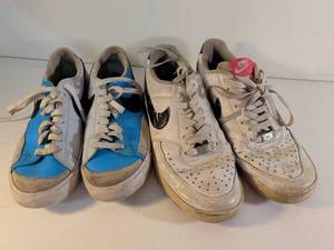 lot 134 image: Nike Athletic Sneakers Two Pairs Bundle