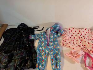 lot 148 image: Mixed Childrens Clothing Bundle - Pajama Set and Ralph Lauren Shirt