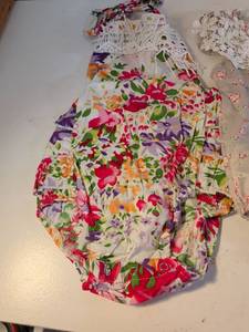 lot 149 image: Catpapa Designer Baby Romper Set with Lace Details