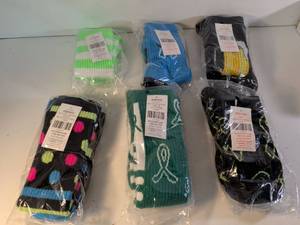 lot 198 image: Athletic  Socks with Colorful Patterns