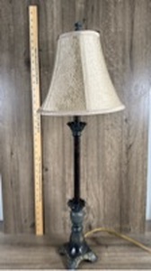 lot 102 image: Pineapple Table Lamp with Fabric Shade