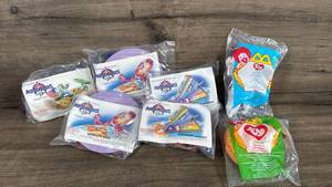 lot 120 image: McDonalds Happy Meal Toys Collection - Astronauts and Ty Beanie Babies