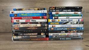 lot 196 image: Mixed DVD and Blu-ray Movie Collection Bundle