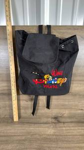 lot 223 image: Walt Disney World Black Embroidered Backpack