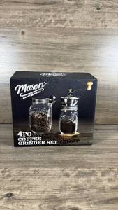 lot 239 image: Mason Craft & More 4 Piece Coffee Grinder Set